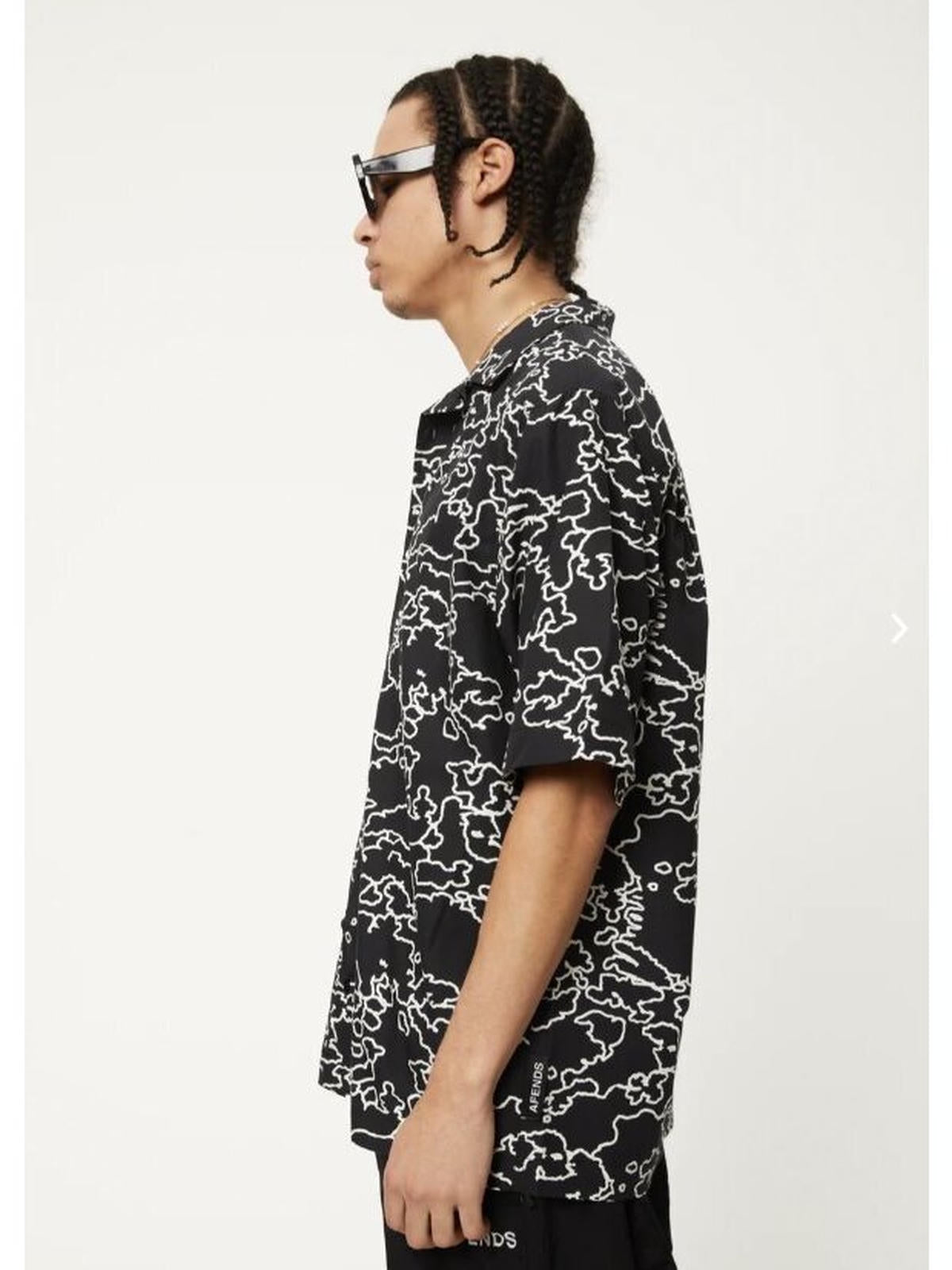 Afends - Script Recycled Cuban Short Sleeve Shirt - Velocity 21