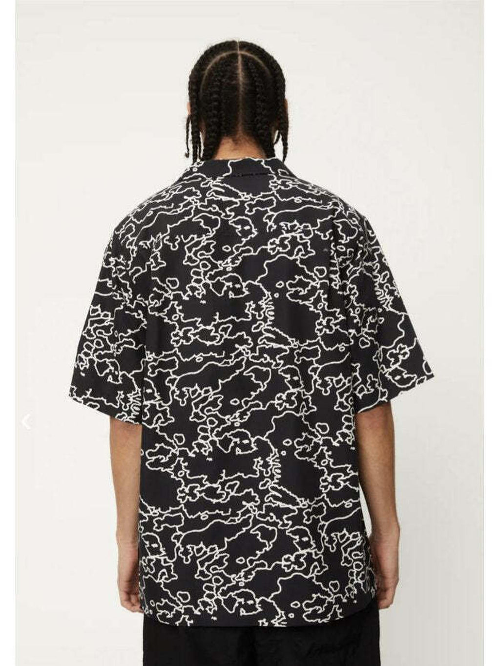 Afends - Script Recycled Cuban Short Sleeve Shirt - Velocity 21