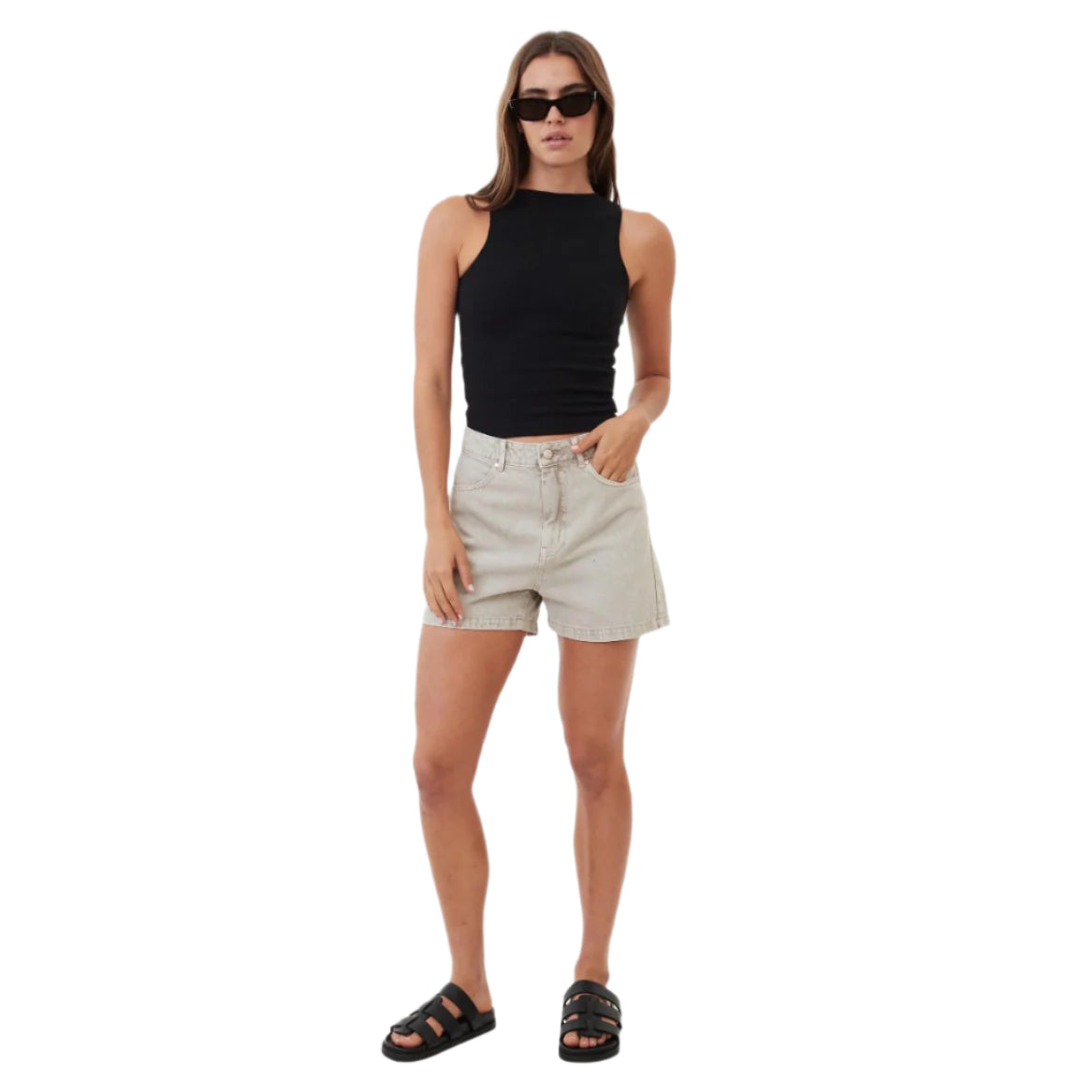 Afends - Seventy Three Organic Denim Cut Off Short - Velocity 21