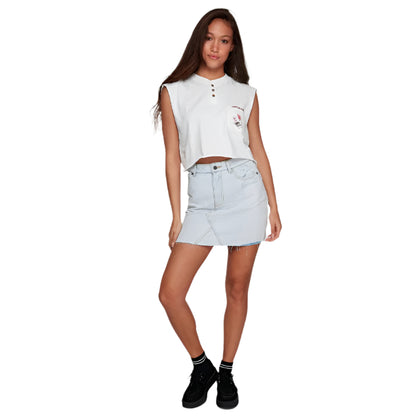 RVCA - Siena High Rise Denim Skirt - Velocity 21
