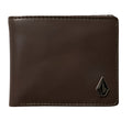 Volcom - Single Stone Leather Wallet - Brown Stone - Velocity 21