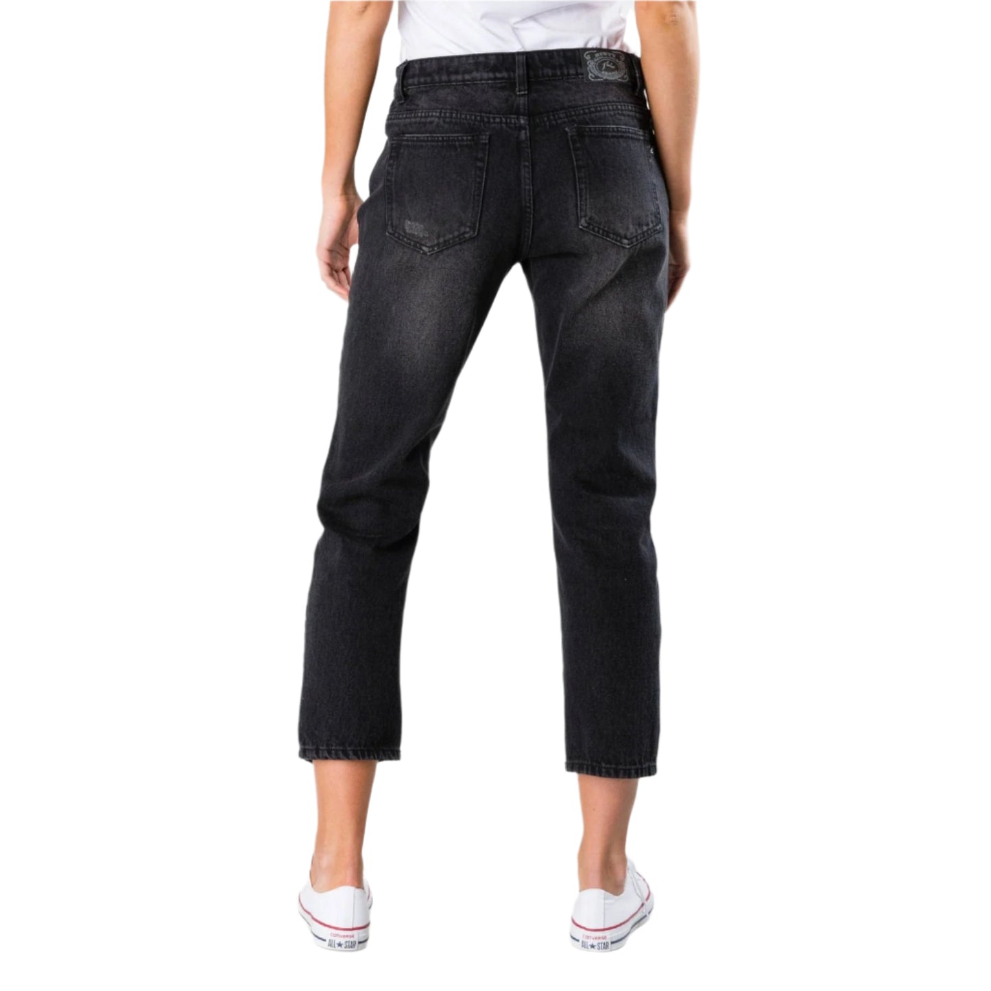 Rusty - Slim Boyfriend Jean - Vintage Black - Velocity 21