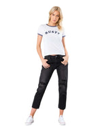 Rusty - Slim Boyfriend Jean - Vintage Black - Velocity 21