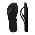 Havaianas - Slim Logo - Black/Lilac - Velocity 21