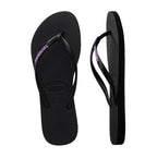 Havaianas - Slim Logo - Black/Lilac - Velocity 21