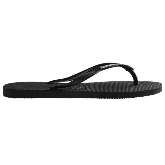 Havaianas - Slim Rubber Logo - Black/White - Velocity 21