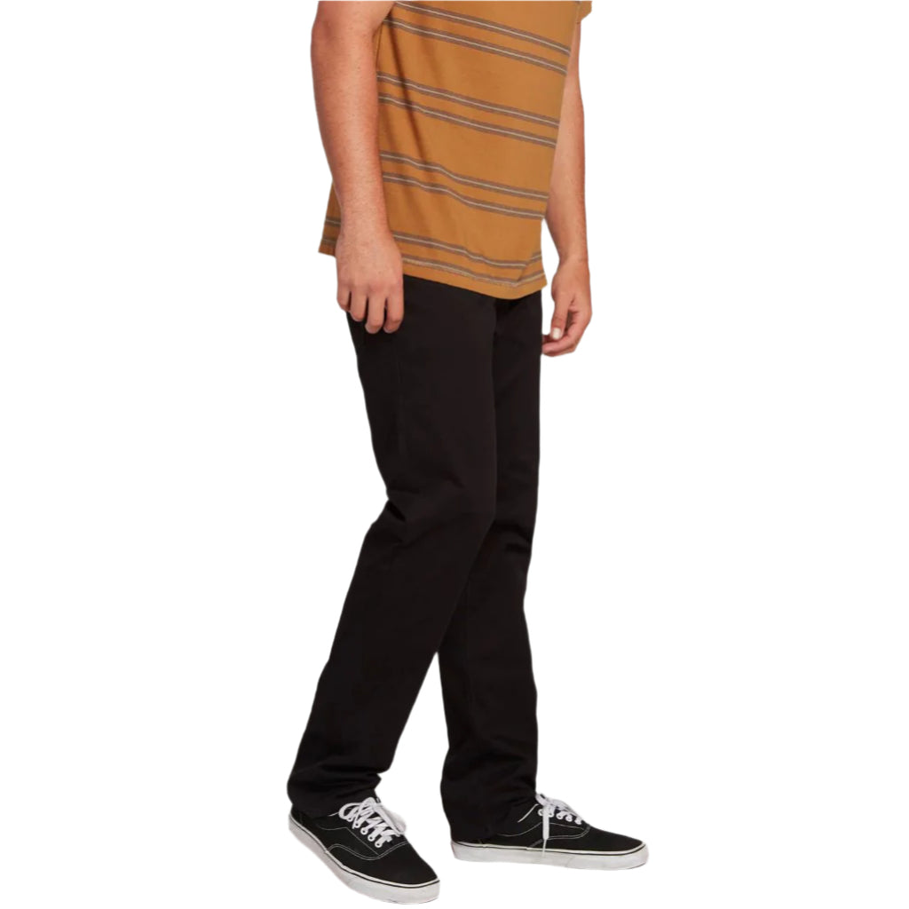 Volcom - Solver Lite 5 Pocket Pant - Black - Velocity 21