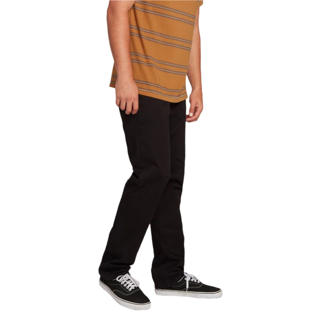 Volcom - Solver Lite 5 Pocket Pant - Black - Velocity 21