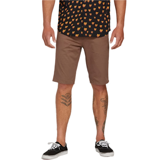Volcom - Solver Lite 5 Pocket Short - Mushroom - Velocity 21