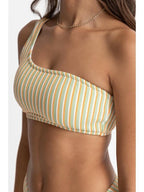 Rhythm - Sunbather Stripe One Shoulder Top - Velocity 21