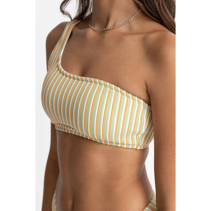 Rhythm - Sunbather Stripe One Shoulder Top - Velocity 21