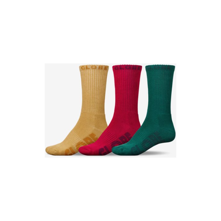 Globe - Sustain Crew Sock - 3 Pack - Velocity 21