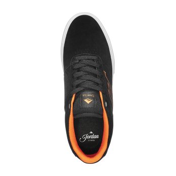 Emerica - The Low Vulc - Black/White/Orange - Velocity 21