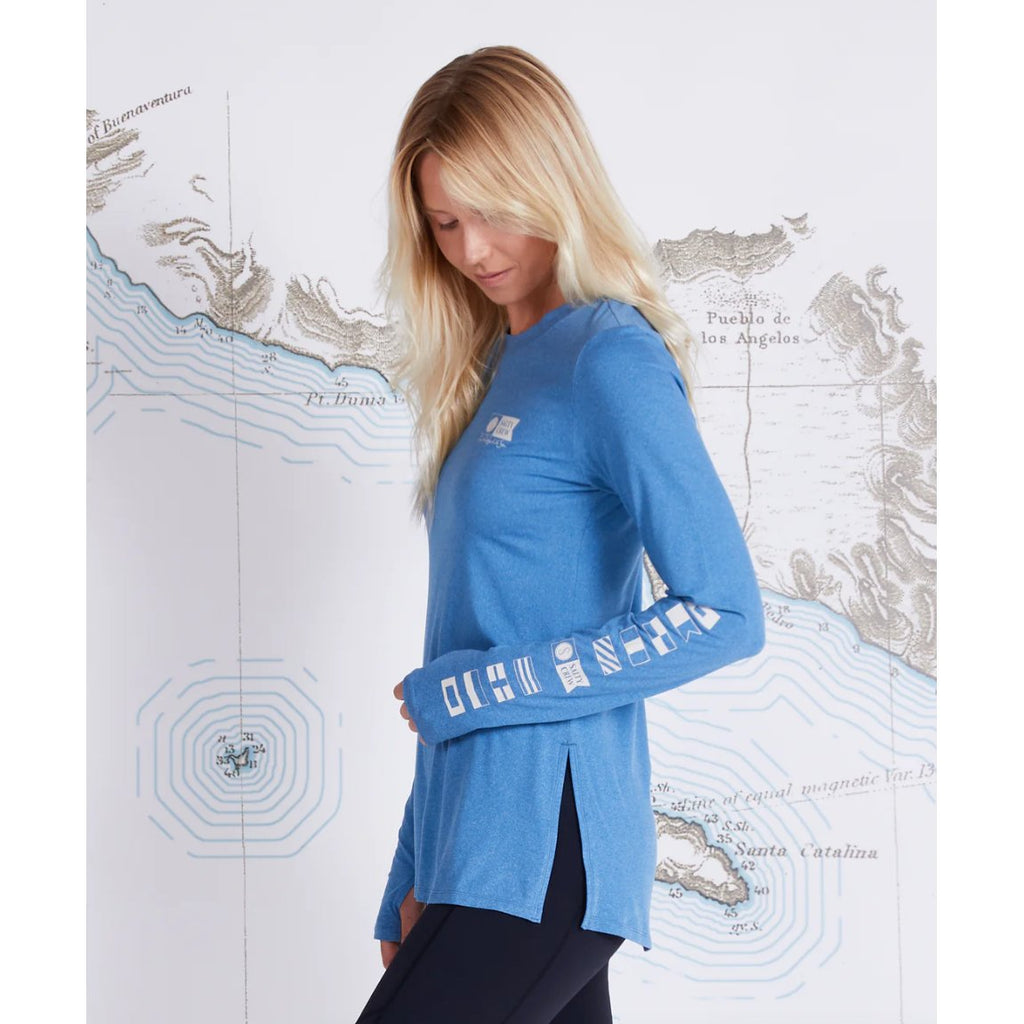 Salty Crew - Thrill Seekers Crew Sun Shirt - Deep Water - Velocity 21