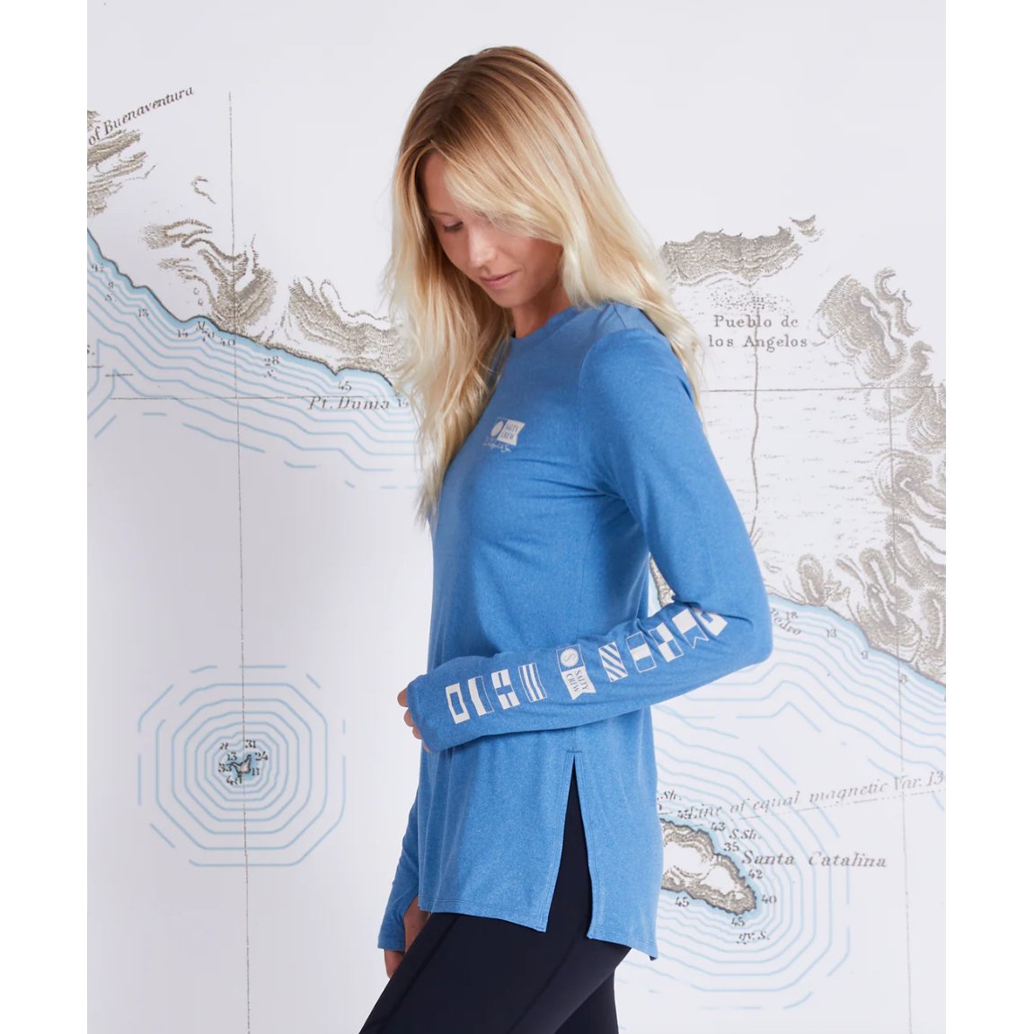 Salty Crew - Thrill Seekers Crew Sun Shirt - Deep Water - Velocity 21