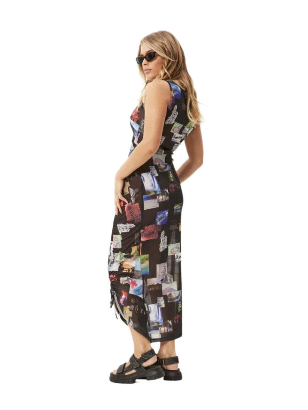 Afends - Under Pressure Recycled Mesh Maxi Dress - Velocity 21
