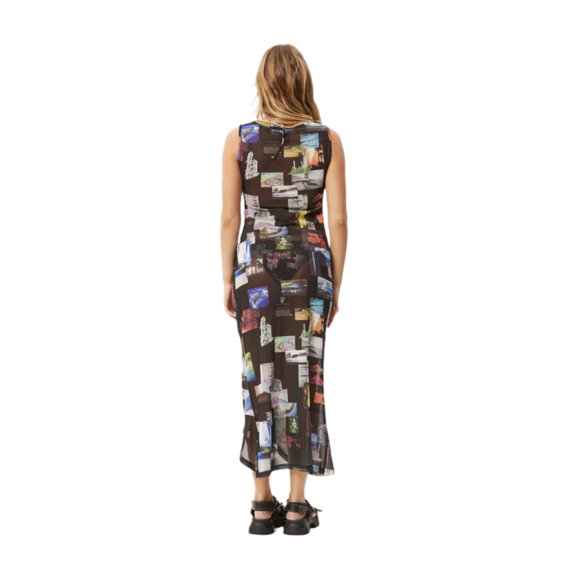 Afends - Under Pressure Recycled Mesh Maxi Dress - Velocity 21