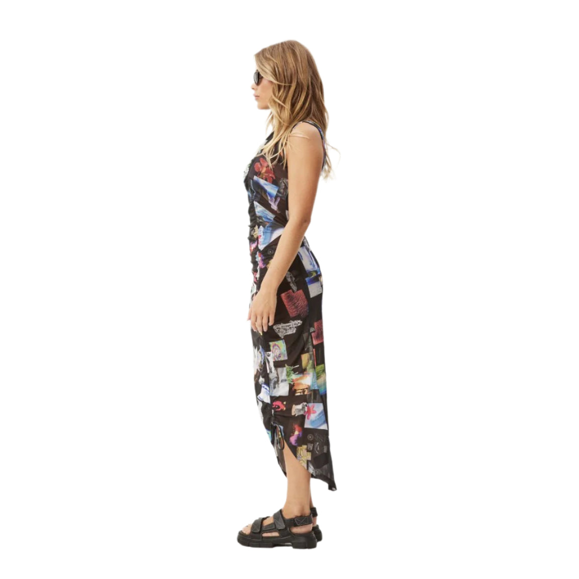 Afends - Under Pressure Recycled Mesh Maxi Dress - Velocity 21