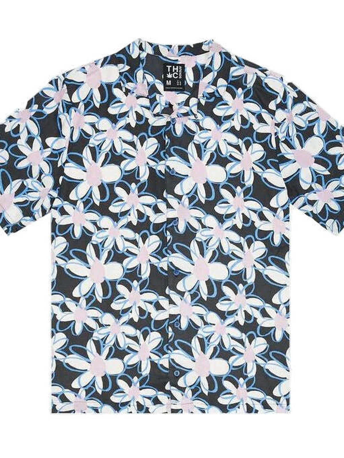 Afends - Waterfall Hemp Cuban SS Shirt - Stone Black - Velocity 21