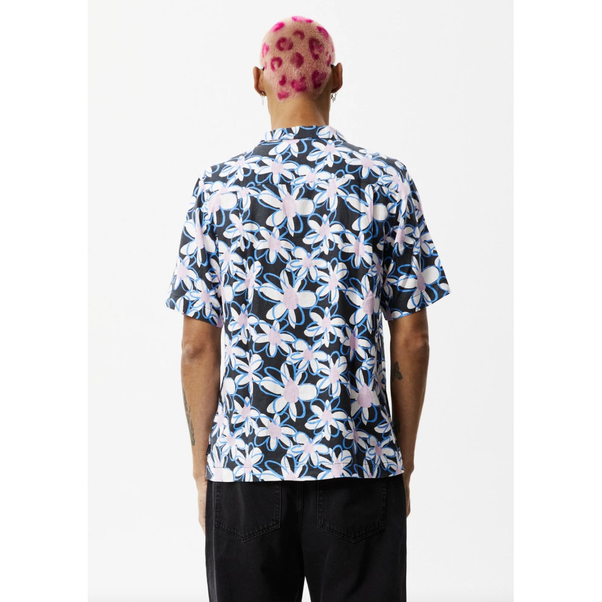 Afends - Waterfall Hemp Cuban SS Shirt - Stone Black - Velocity 21