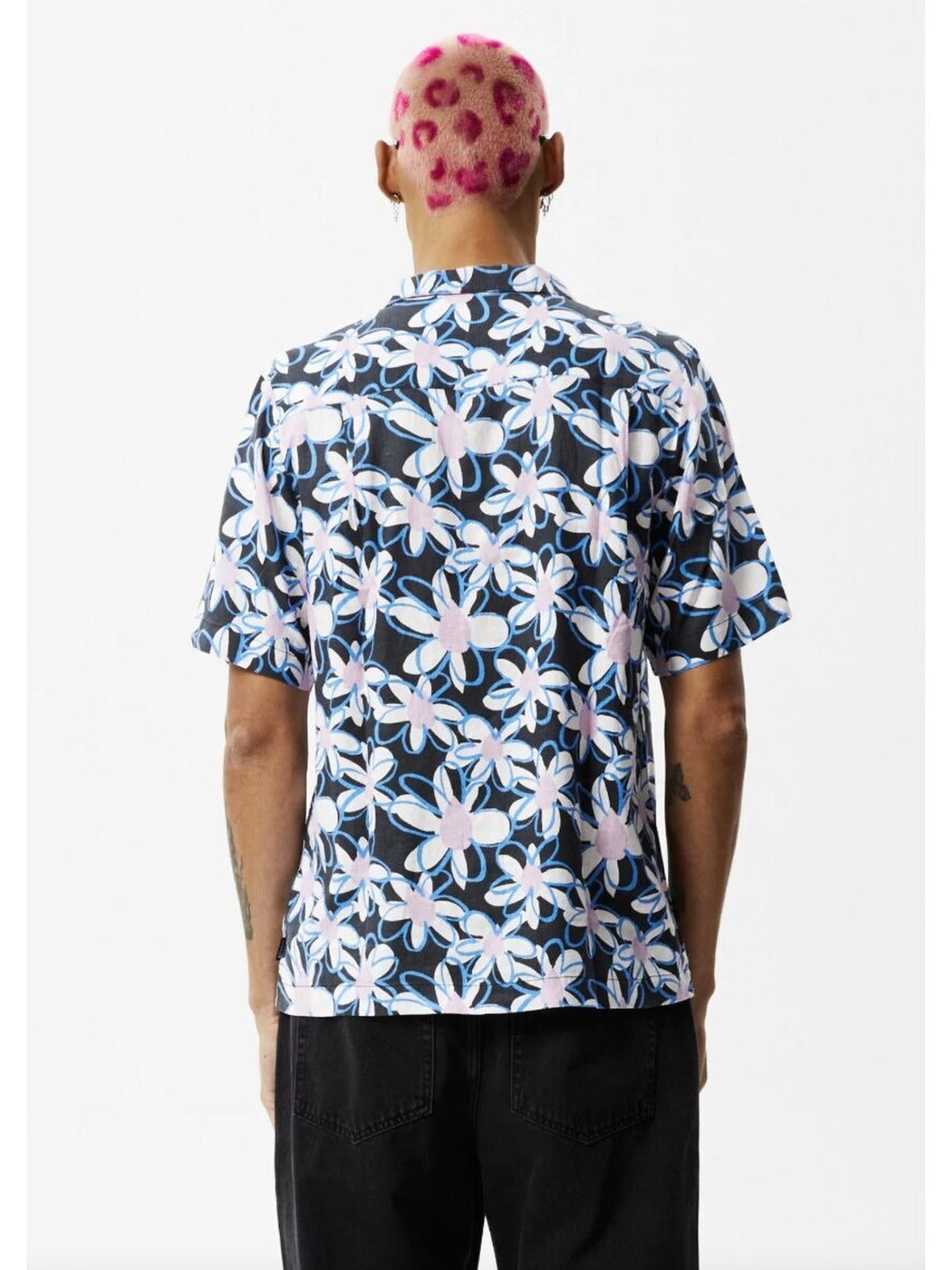 Afends - Waterfall Hemp Cuban SS Shirt - Stone Black - Velocity 21