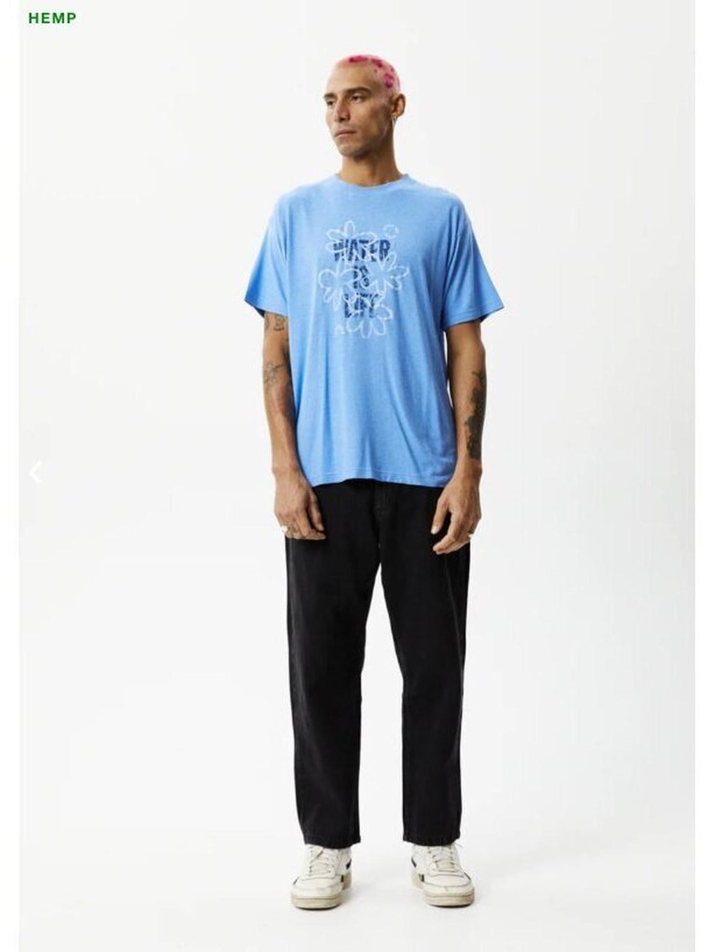 Afends - Waterfall Hemp Tee - Velocity 21