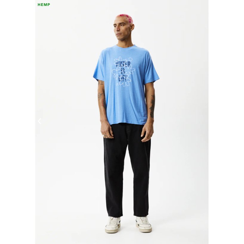 Afends - Waterfall Hemp Tee - Velocity 21