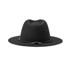 Brixton - Wesley Fedora - Black - Velocity 21