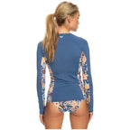 Roxy - Zipped Mix Solid Print Rashguard - Velocity 21